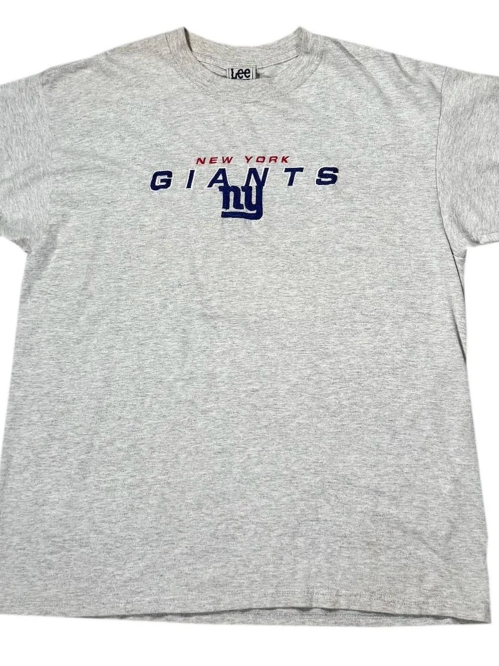 Vintage Lee Sport New York Giants Heather Grey T Shirt (Size XL)